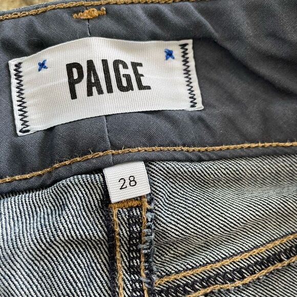 Paige Denim Hidden Hills Stream Bootleg Crop 28 - Picture 8 of 12